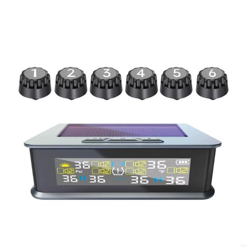 2025 New Tall Accuracy TPMS Trailer Tire Pressure Alarm Structure with Temperature Detection