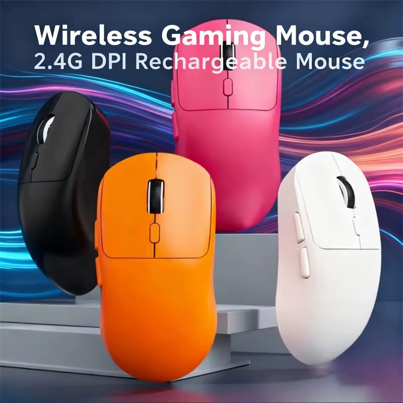 Wireless Gaming Mouse, 2.4G High-Performance with Adjustable DPI & Rechargeable Battery