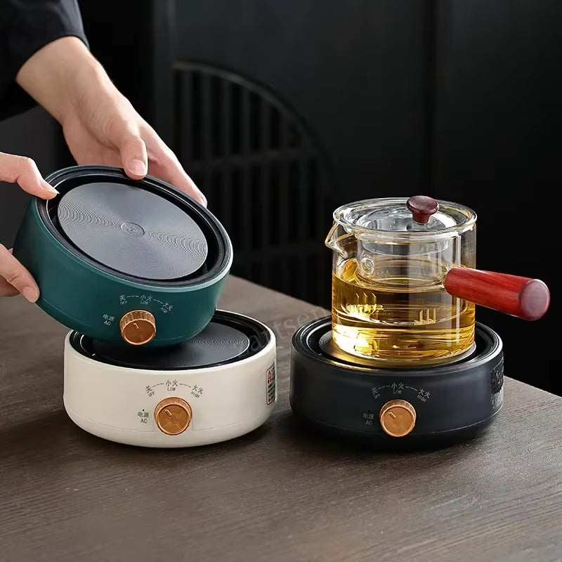 Electric ceramic stove Household tea maker Special glass teapot for small electric stove Tea surrounding stove Mini kettle 220V