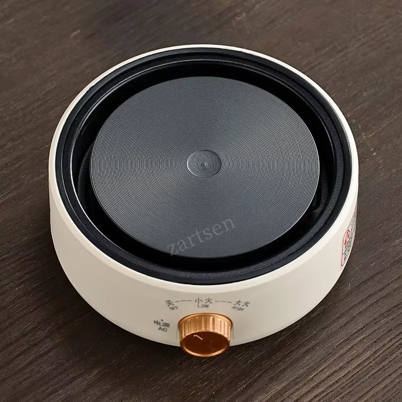 Electric ceramic stove Household tea maker Special glass teapot for small electric stove Tea surrounding stove Mini kettle 220V