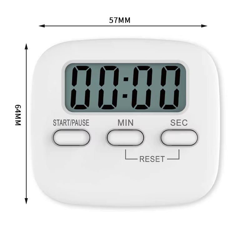 LCD Digital Screen Kitchen Timer Magnetic Cooking Countdown Alarm Sleep Stopwatch Temporizador Clock Home Multifunctional Tools