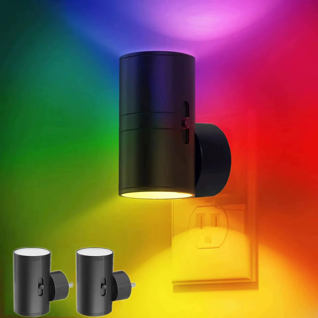 Night Lights Plug Into Wall Dimmable LED Night Lamp Automatic Bedside Lamp with Auto Light Sensor for Bathroom Hallway Decor