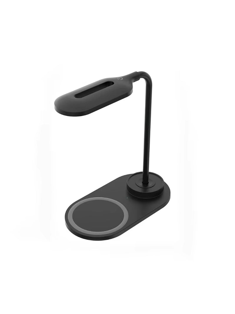 Two in one cell phone wireless touch fast charging eye protection night light, desk lamp LED lamp beads three gears dimming