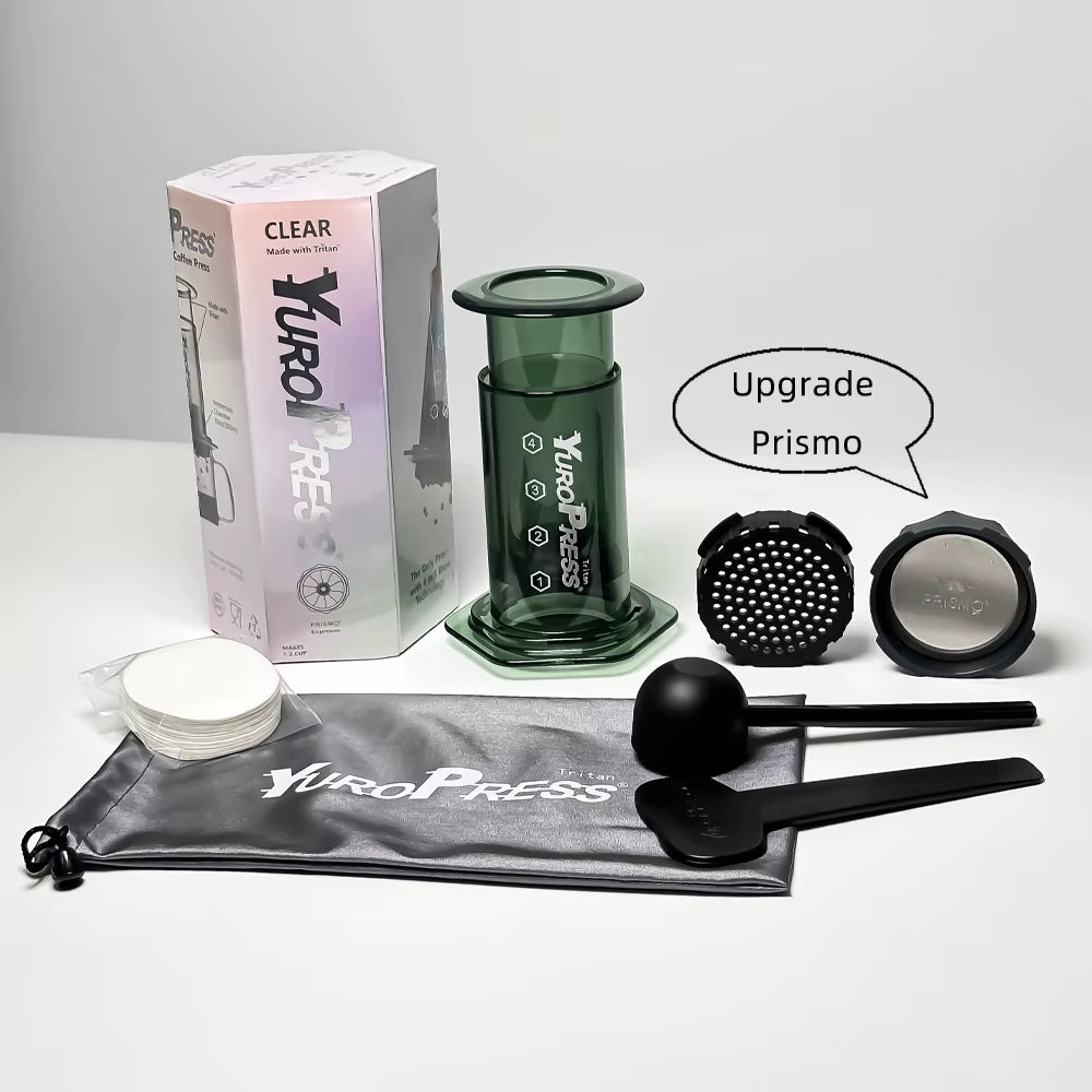 Portable Espresso Coffee Machine for Car Home Camping Powder Travel Coffee Maker aero French press Hand Press,hiking Camping