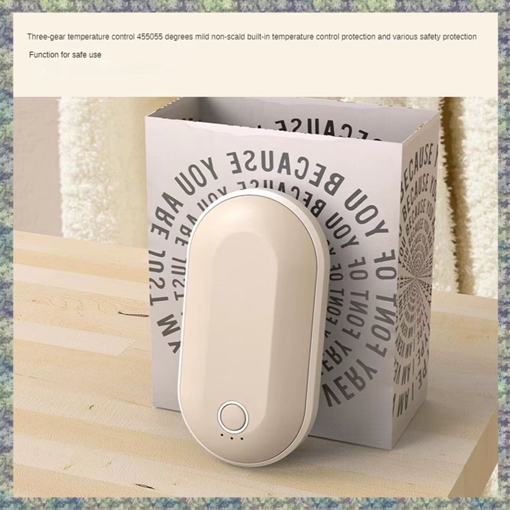 WON Hand Warmers Rechargeable, 5000Mah Electric Portable Pocket Heater, Heat Therapy Great For Outdoors, Hunting, Golf