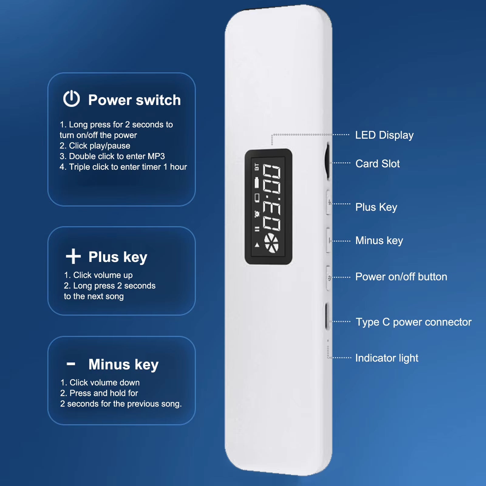 Wireless Bluetooth Pillow Speaker Pillow Speaker Bone Conduction Type C Charging Stereo Bass Adaptive Noise Reduction for Home