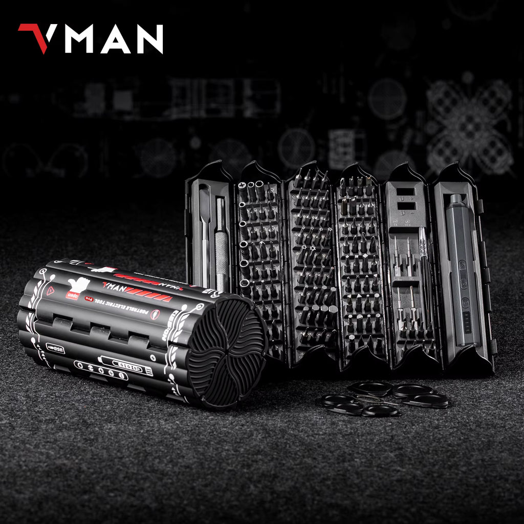 138 In 1 Electric Screwdriver Set Pro Cordless Multifunctional iPhone & Glasses Repair Tool Magnetic Bit Household Kit