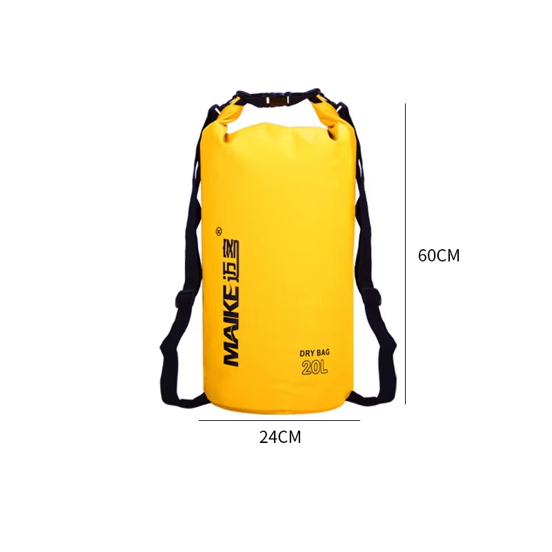 Maike 20/30L Waterproof Dry Bag Backpack for Kayaking Rafting Boating Swimming for Women Men Waterproof Dry Bag  Backpack
