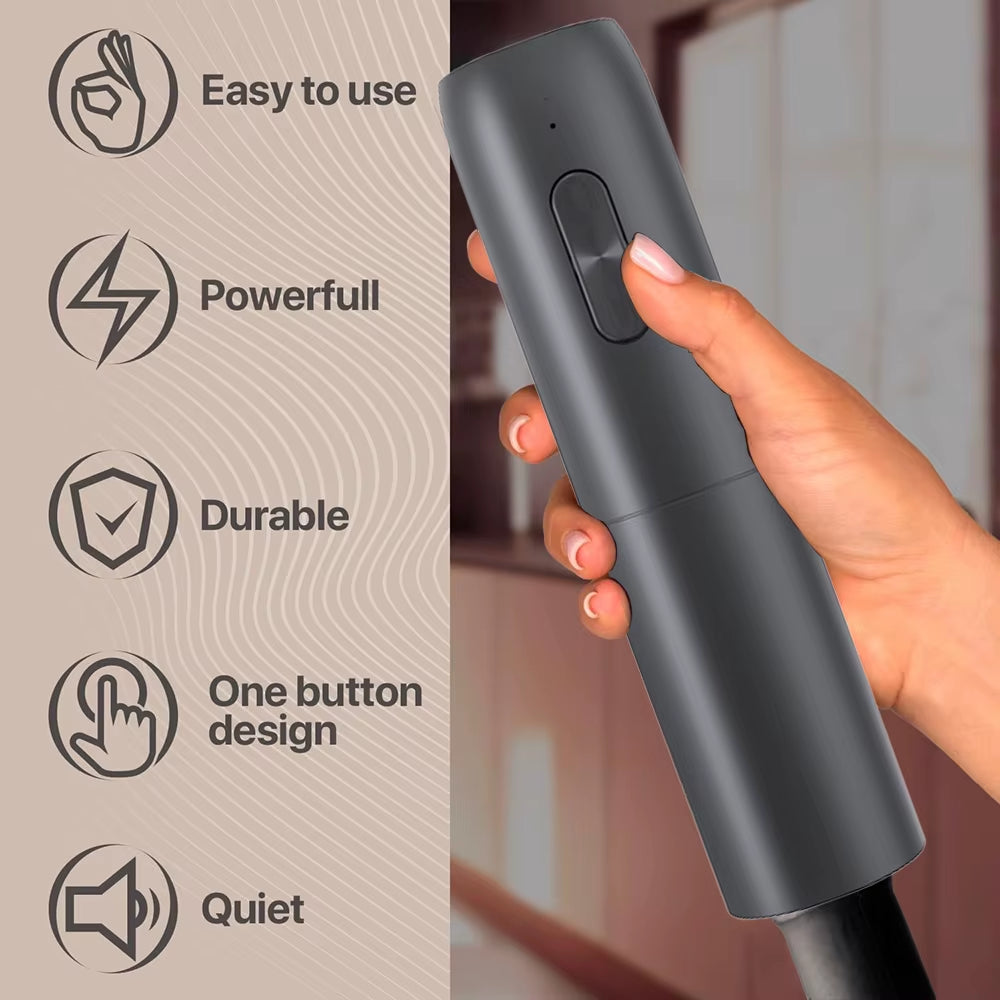 Electric Wine Bottle Opener Kit Automatic Red Wine Corkscrew with Charging Base or Battery Powered Wine Tools Kitchen Set