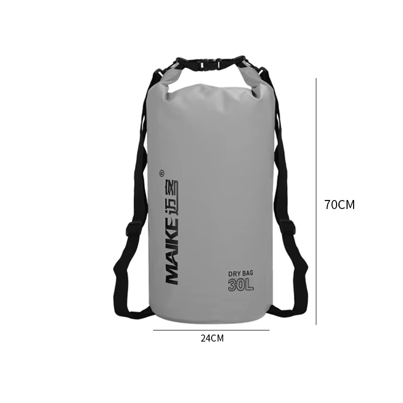 Maike 20/30L Waterproof Dry Bag Backpack for Kayaking Rafting Boating Swimming for Women Men Waterproof Dry Bag  Backpack