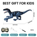 Remote Control Dinosaur Toys for Kids, 2.4GHz Robot Walking Dinosaur Toys, Simulation Velociraptor, Gifts for Boys 3-5