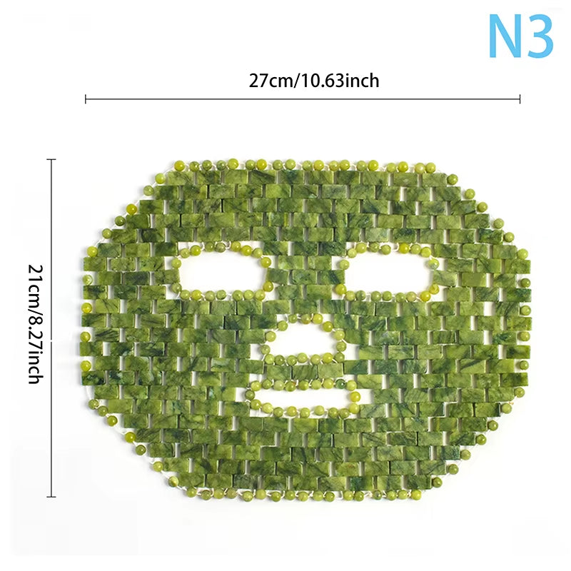 Natural Jade Eye Mask Massager Cooling Jade Eye Mask Eye For Eye Relax Sleep Massager Mask Tools Mask Care Stone Face Sleep