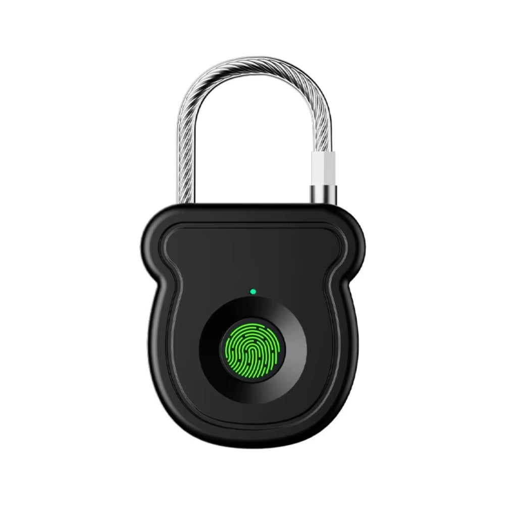 Smart Waterproof Smart Padlock 0.5sec Unlock ABS Material Fingerprint Lock Portable Anti-theft Keyless Lock Gym Locker