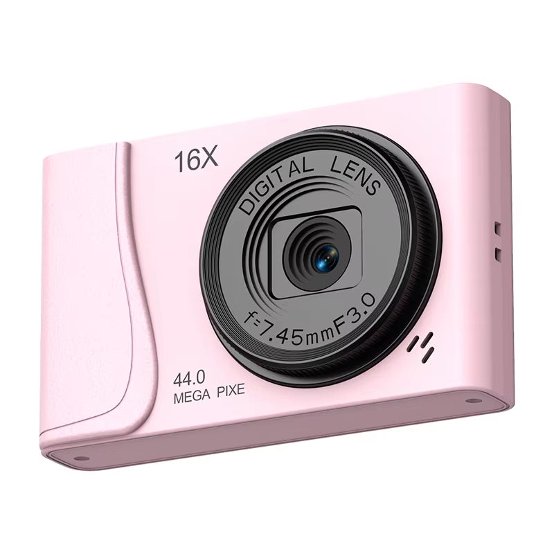 4K Digital Camera  24 Million Pixels Video Camcorder 16x Zoom Compact Cameras Auto Focus for Kids Adult Beginners Photograph