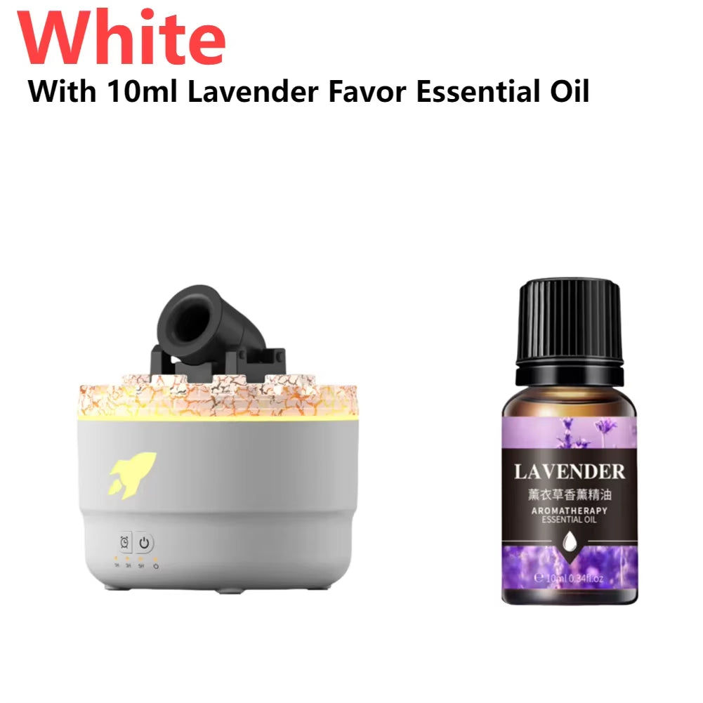 Volcanic Crack Light Cannons Humidifier Essential Oil Diffuser Cannon Blast Turret Aromatherapy Humidifier Aromatherapy Diffuser
