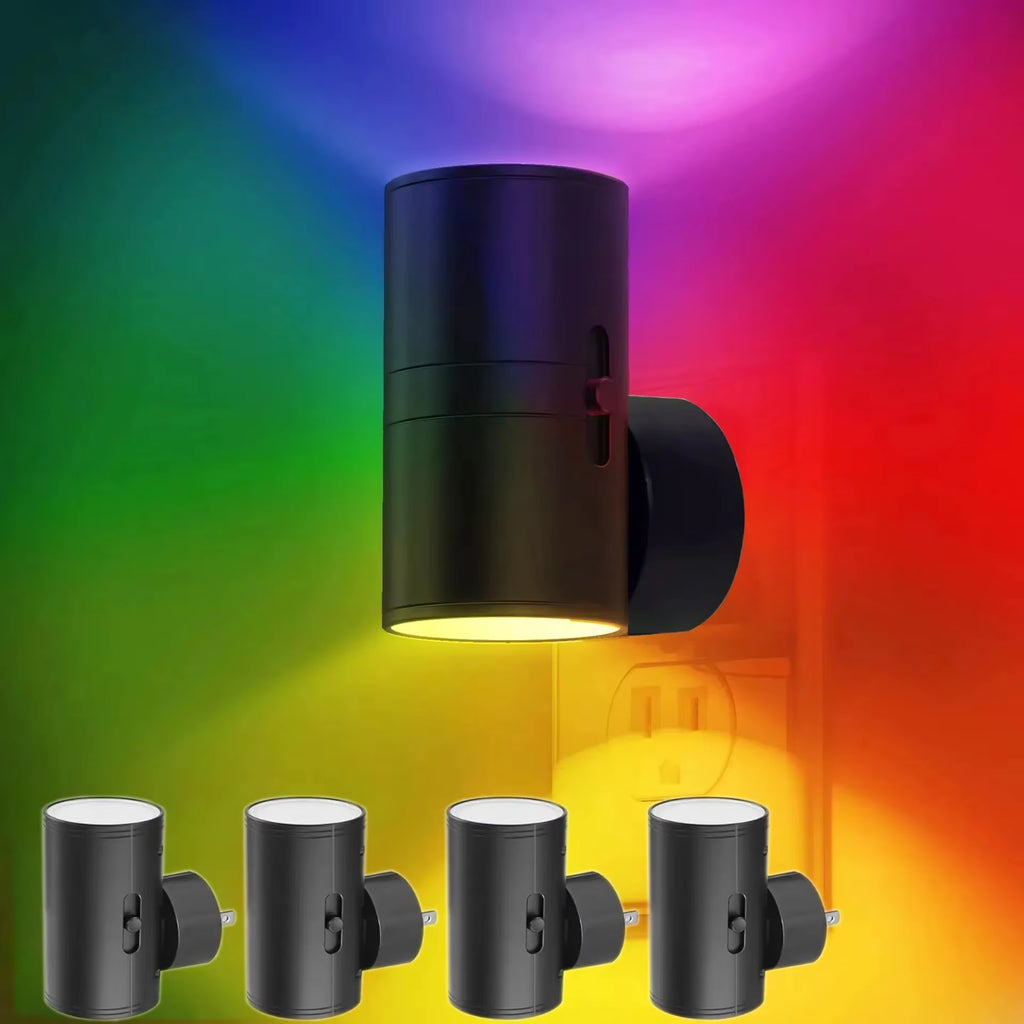 Night Lights Plug Into Wall Dimmable LED Night Lamp Automatic Bedside Lamp with Auto Light Sensor for Bathroom Hallway Decor