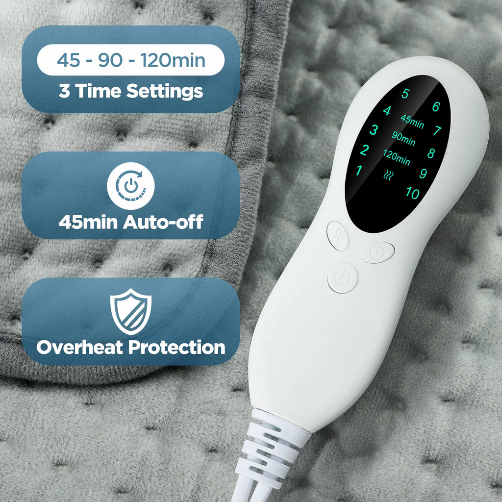 Electric Heating Pad Blanket Office Home For Shoulder Neck Back Spine Leg Winter Warm Camping Sheet 110V 220V Washable 50*100cm