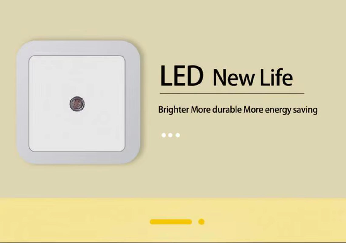 Wireless LED Night Light Sensor Lighting Mini EU US UK Plug Night light Lamp for Home Room Bedroom Stairway Decoration Lights