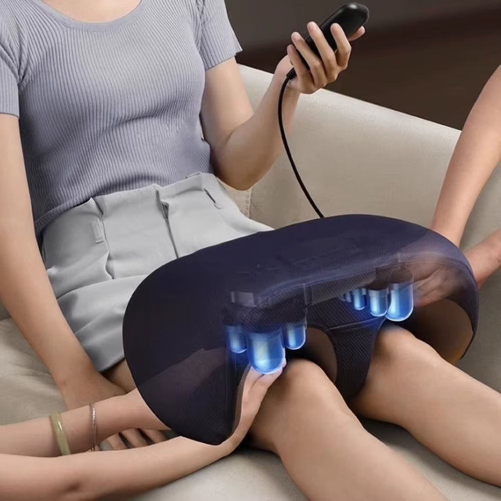 Super Big Electric Foot Leg Massager Deep Tissue Shiatsu Kneading Relax Heated Roller Calf Relieve Stress Care Foot Machine Tool