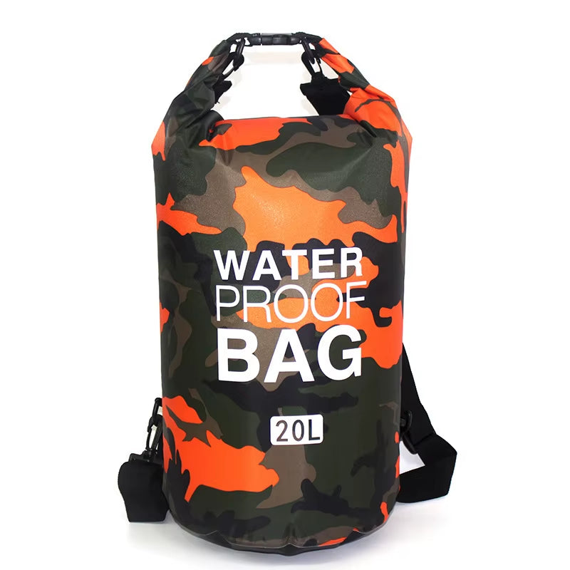 Waterproof Pounch Swimming Bag 5L/10L/15L/20L/30L PVC Drybag Large Capacity Beach Bags Watertight Water Play Swimsuit  Dry Bag