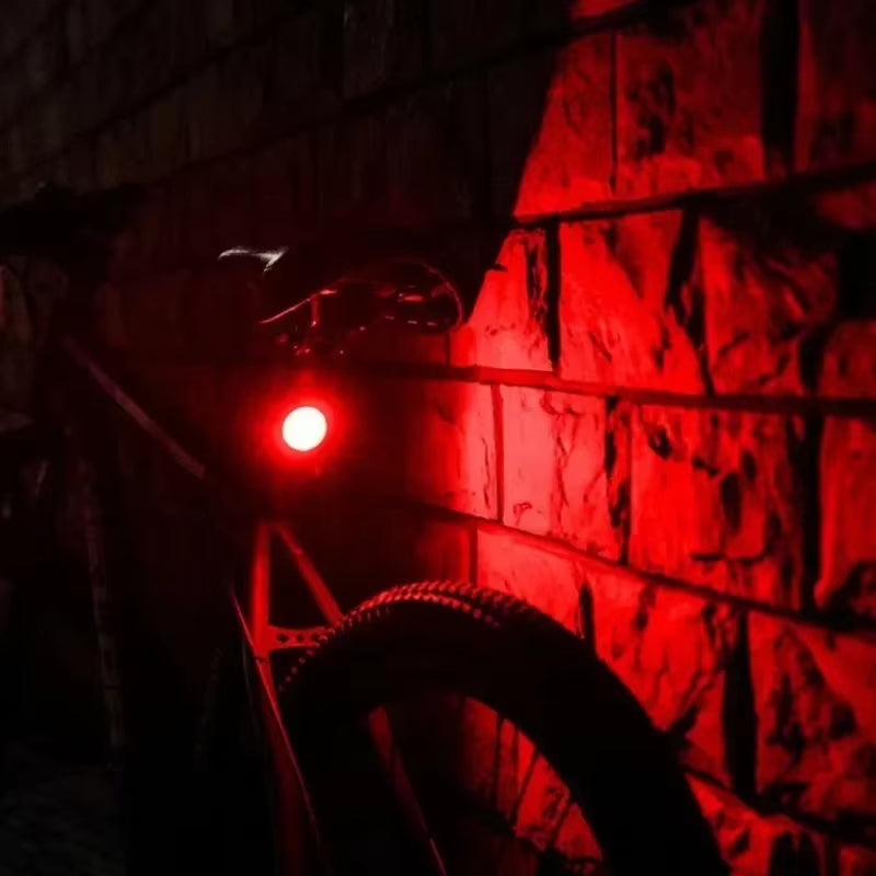 Rechargeable USB Bike Light Set Mini Night Safety Taillight & Headlight Combo LED Bicycle Lamp for Enhanced Visibility Riding