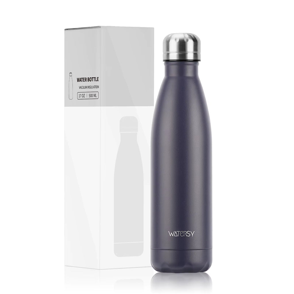 500ml Stainless Steel Vacuum Flask, Insulated Thermos Cup for Coffee & Water, Double Wall Thermal Bottle for Sports