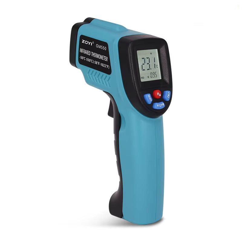 Infrared Thermometer , Handheld Heat Temperature For Cooking Tester, Pizza Oven, Grill & Engine - Laser Surface Temp Read