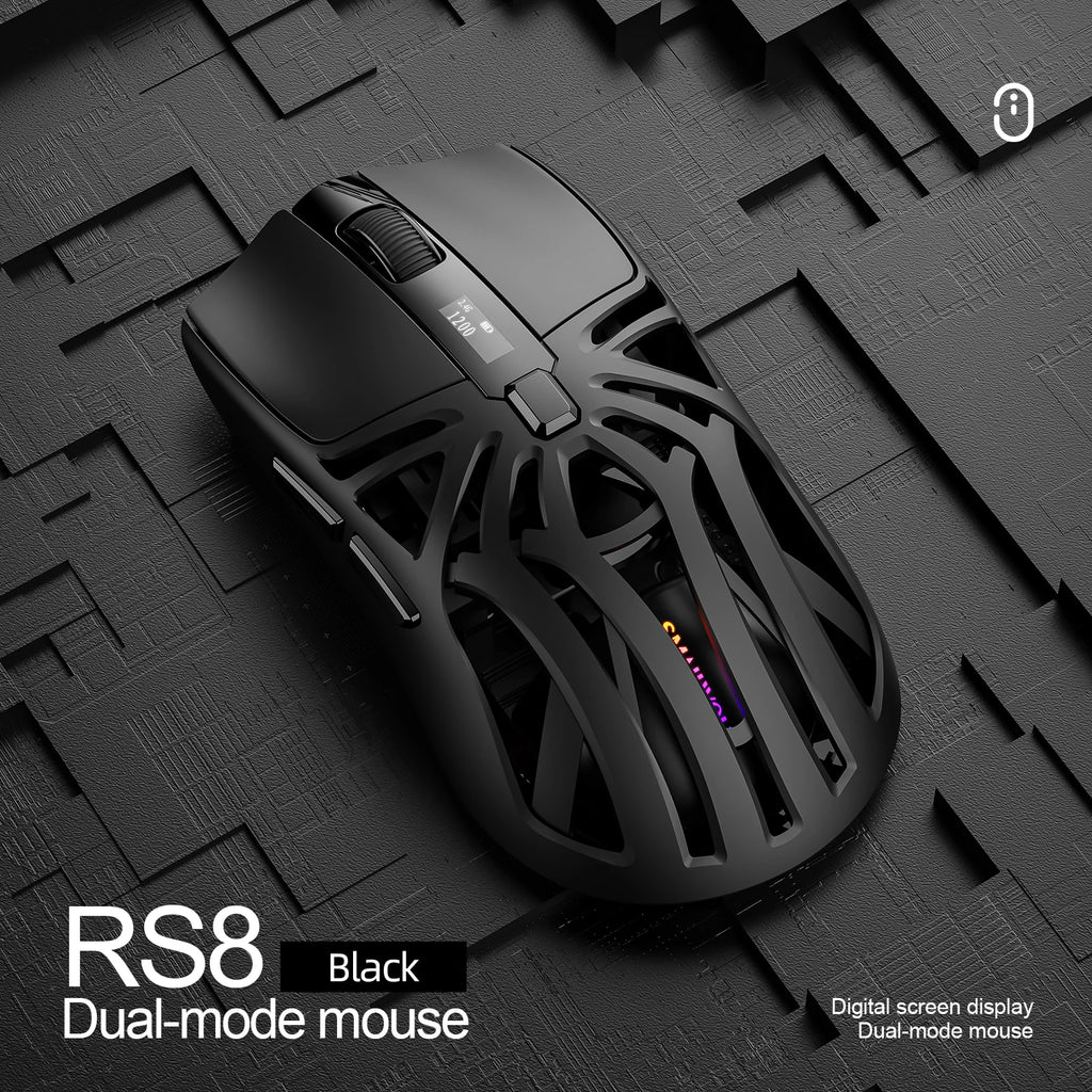 RS8 Bluetooth wireless 2.4g gaming mouse triple-mode lightweight e-sports gaming 1K return rate 10000DPI computer