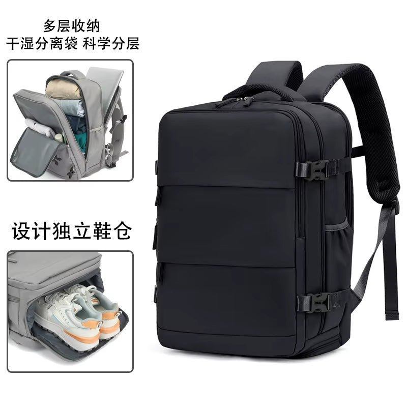 Lumin Backpack 42x18x29 Cabin Bag Travel Backpack for Men Women Hand Luggage Leisure Laptop Backpack mochila para viaje cabina