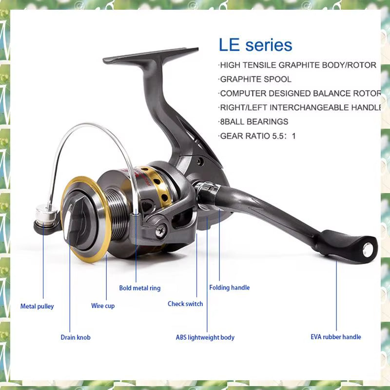 Sports LEO Fishing Rod Reel Combo Carbon Telescopic Fishing Pole Spinning Reels With Fishing Carrier Bag For Travel Fishing,LEO