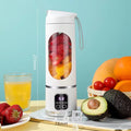 Portable electric juicer Cup Handheld 6-blade USB rechargeable Multifunctional fruit blender 380ml Mini juicer