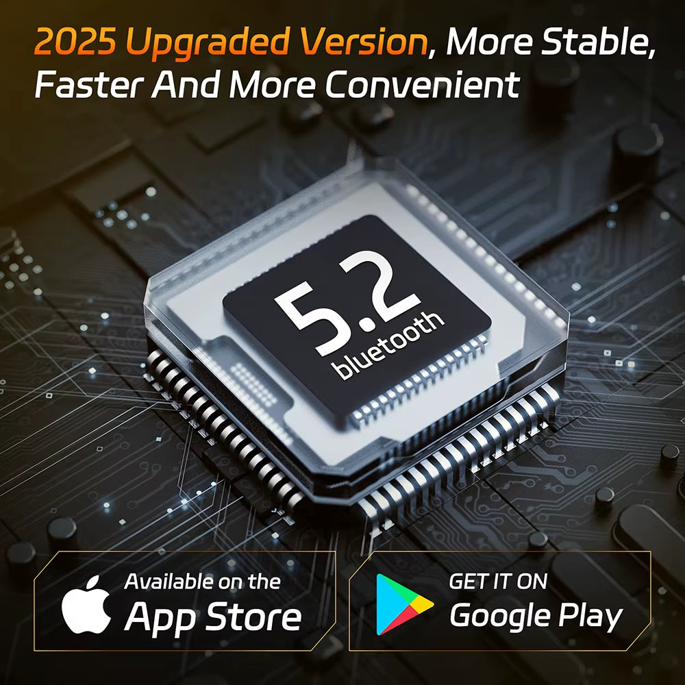 2026  KW905 ELM327 OBD2 Scanner Bluetooth 5.0 Engine Fault Scanner Tool OBDII Code Reader Diagnostic Tool for Android/IOS