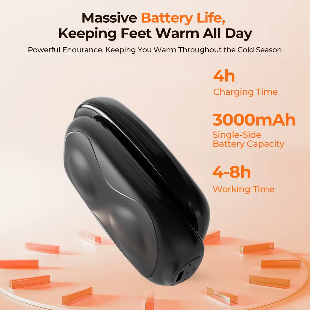 2 Pack Hand Warmers Rechargeable, Dual Magnteic Electric Hand Warmer, Double-Sided Warming Portable Heater Gifts for Women Men