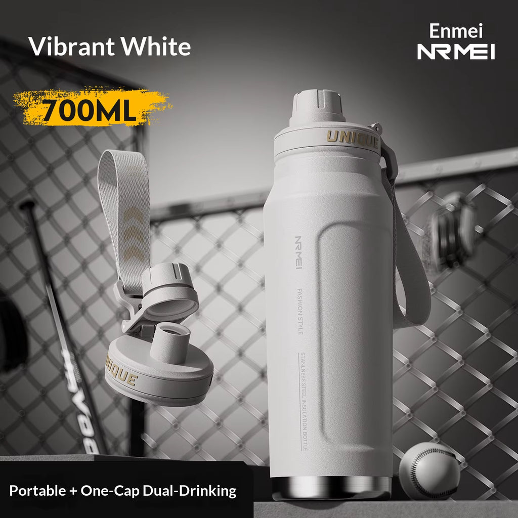 Large-capacity Insulated Cup Men's Special Outdoor Sports Water Cup for Students To Go To School Cycling Water Bottle New Model