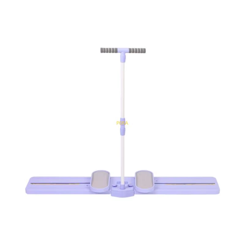 Leg Exercise Machine Foldable Ski Trainer with Handle Fitness Equipment for Full Body Workout Fitness Easy to Use