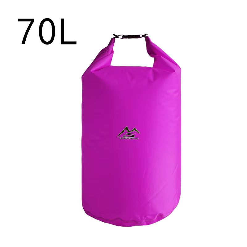5L10L20L40L70L Waterproof Bag Large Capacity Pouch Dry Sack for Camping Drifting Swimming Rafting Kayaking River Trekking Bags