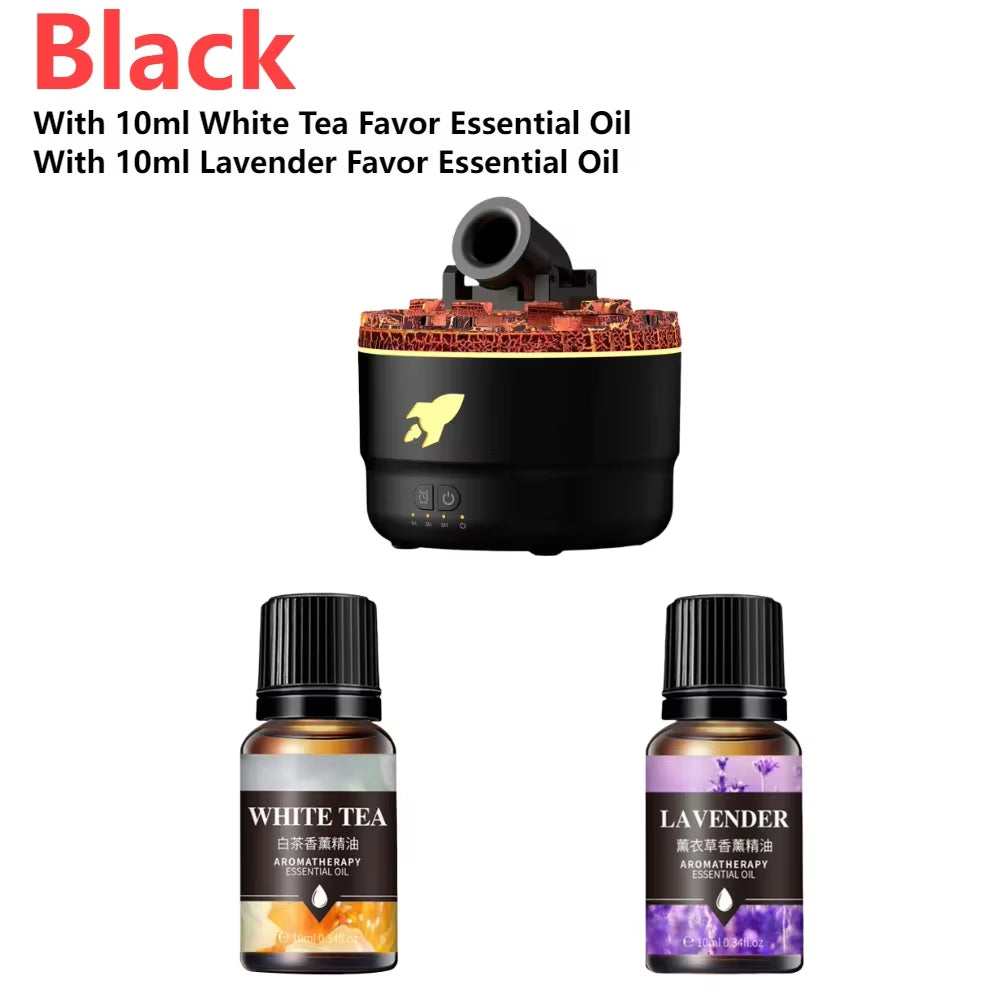 Volcanic Crack Light Cannons Humidifier Essential Oil Diffuser Cannon Blast Turret Aromatherapy Humidifier Aromatherapy Diffuser
