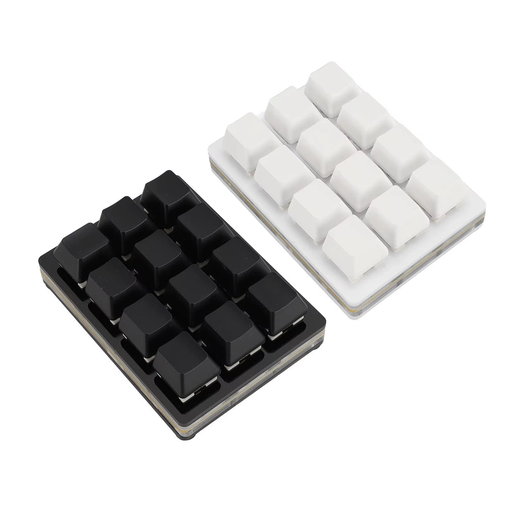 12 Key Mechanical Gaming Keyboard 12 Key Mechanical Gaming Keyboard  USB Wired RGB Red Switch Programmable Macro Keyboard