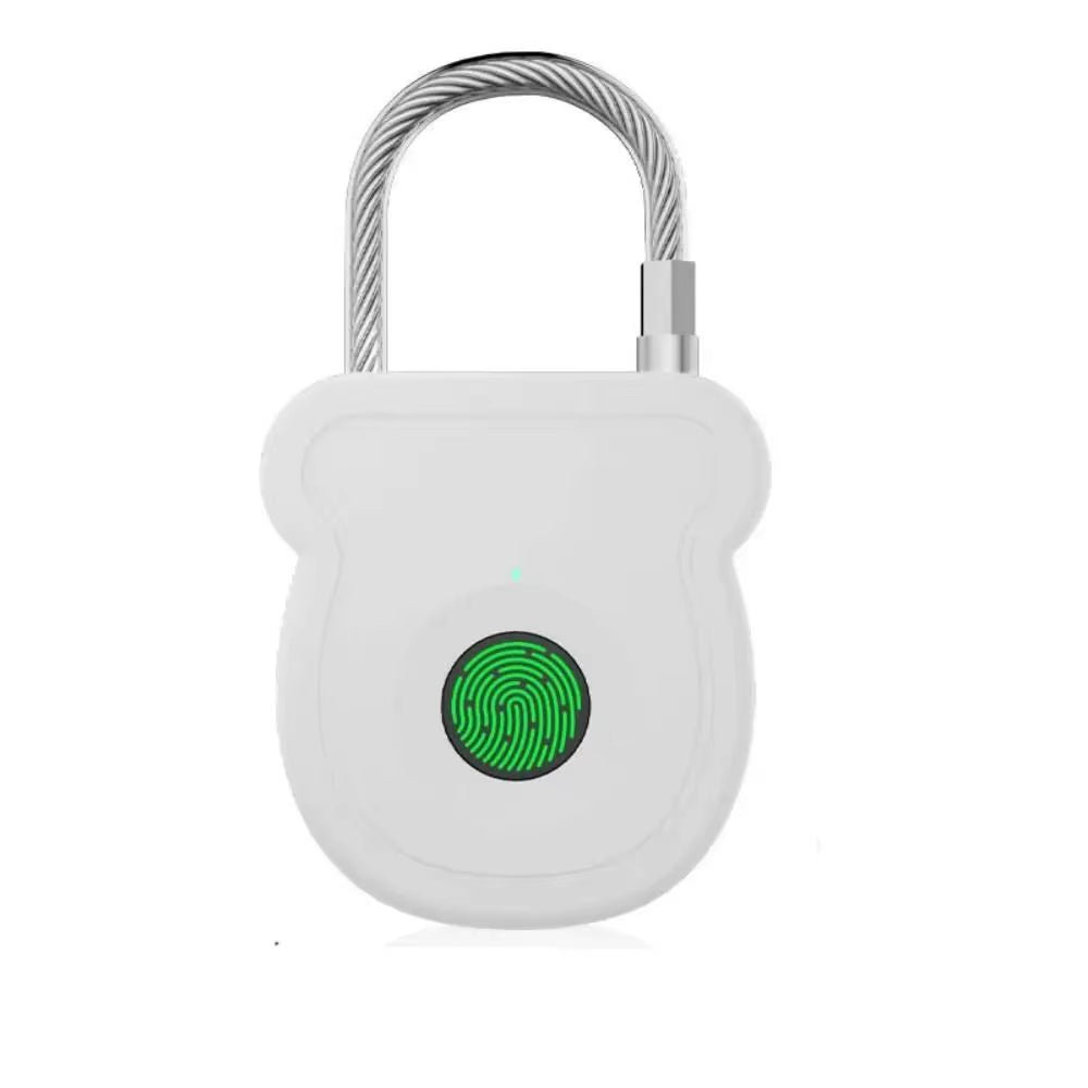 Smart Waterproof Smart Padlock 0.5sec Unlock ABS Material Fingerprint Lock Portable Anti-theft Keyless Lock Gym Locker