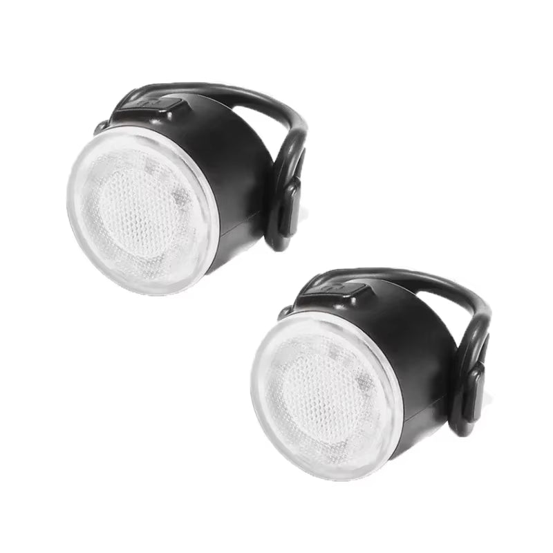 Rechargeable USB Bike Light Set Mini Night Safety Taillight & Headlight Combo LED Bicycle Lamp for Enhanced Visibility Riding