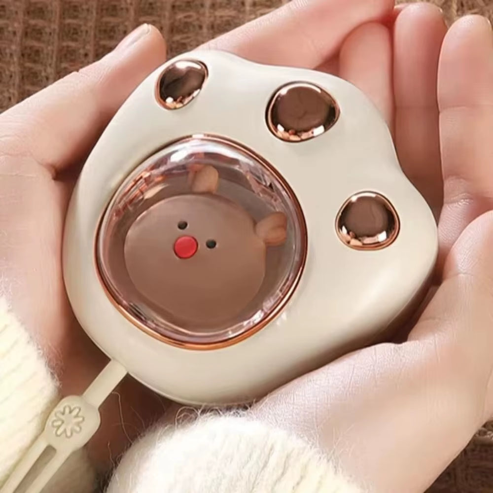 Cute Mini Cat's Claw Hand Warmer 2 Heat Levels Rechargeable Electric Heater Portable Pocket Warmer Winter