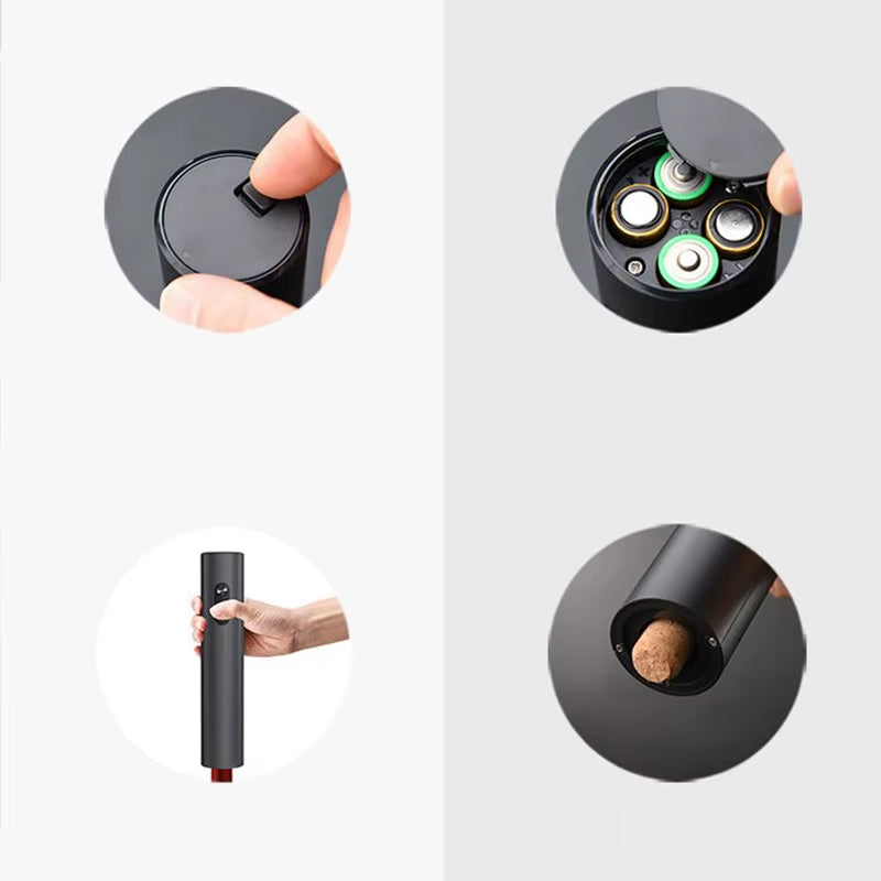 Electric Wine Bottle Opener Automatic Red Wine Corkscrew Charging Base or Battery Powered Wine Tools, Wine Opener for Wine Lover