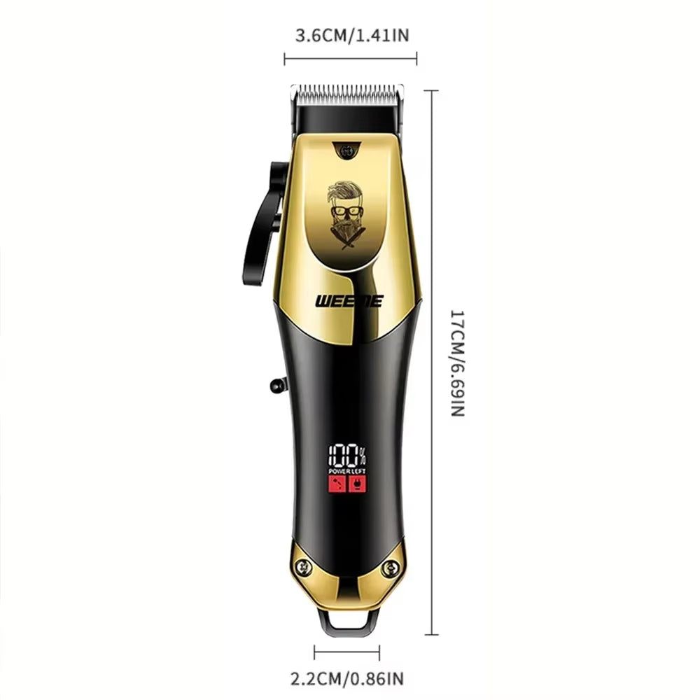 Hair Clipper Cordless Electric Hair Cutting Machine Portable Shaver Barber USB Fast Charging Hair Trimmer Boyfriend's Gift