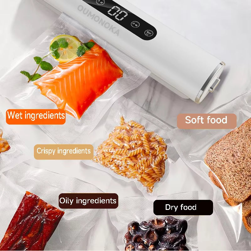 Multi-Mode Food Vacuum Sealer for Vacuumor for Products  Cuisine Packaging Plastic Bag Sealant Kitchen Sealing Machine
