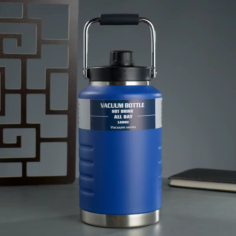 1500ML 2000ML Stainless Steel Vacuum Insulated Coffee Travel Mug Thermal Water Bottle,for Outdoor Office Cup