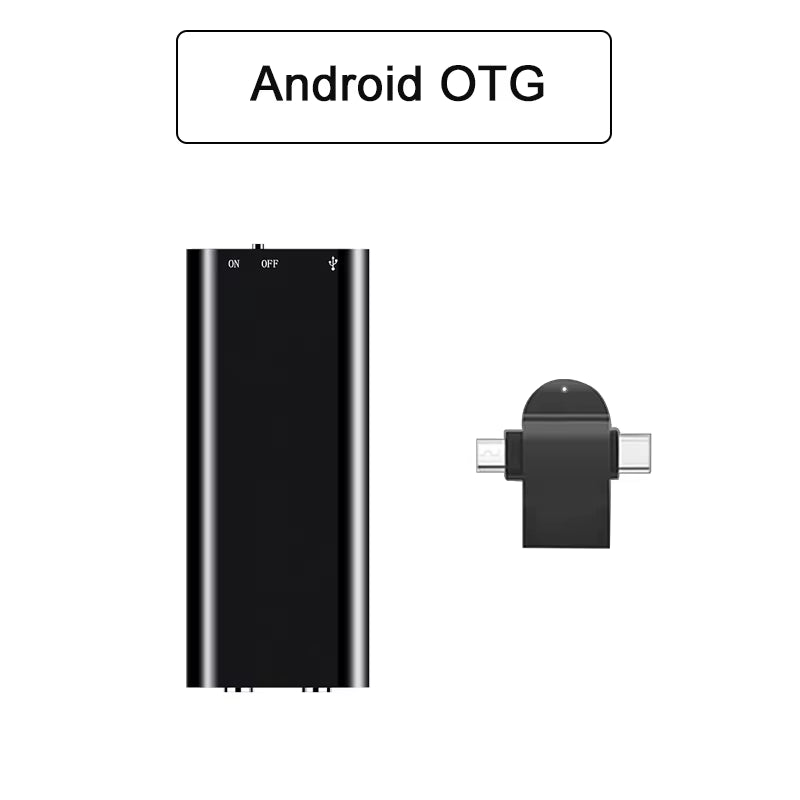 8GB Ultra-Thin Mini Voice Recorder Digtal Professional Sound Activated Dictaphone Noise Reduce Record encrypt documen MP3 Player