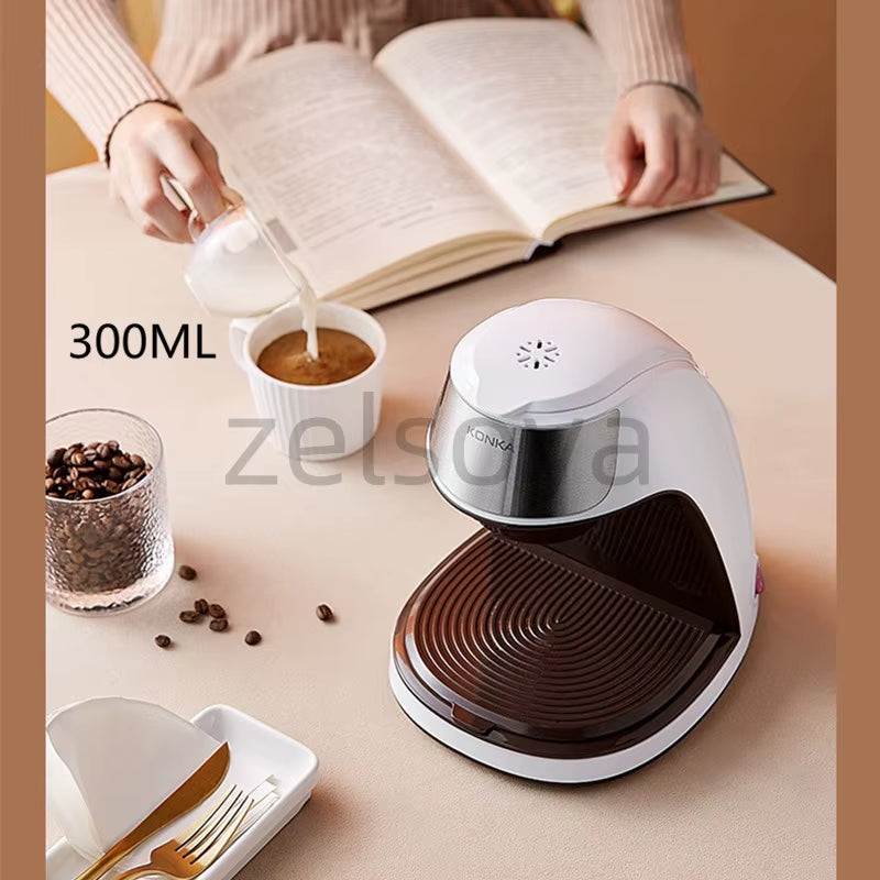 Coffee machine Home small automatic American coffee pot drip grinding machine kettle