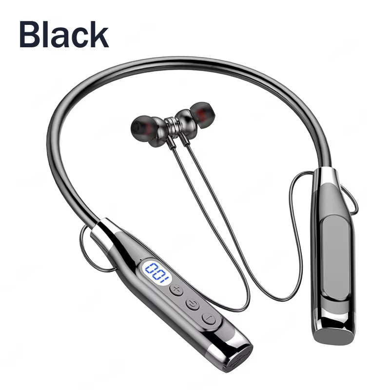 Wireless Headphones Neckband Bluetooth Earphone With Microphone  Long Battery Auriculares High Quality Headset Sport For TF Card