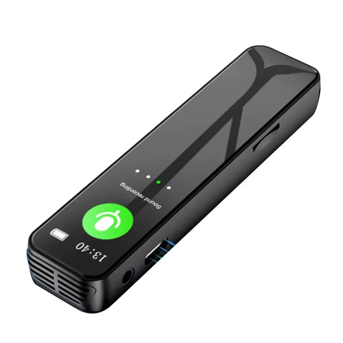 128GB Voice Activated Recorder MP3 Player 1536kbps Digital Voice Recorder Long Time Audio Recording Noise Reduction Dictaphone