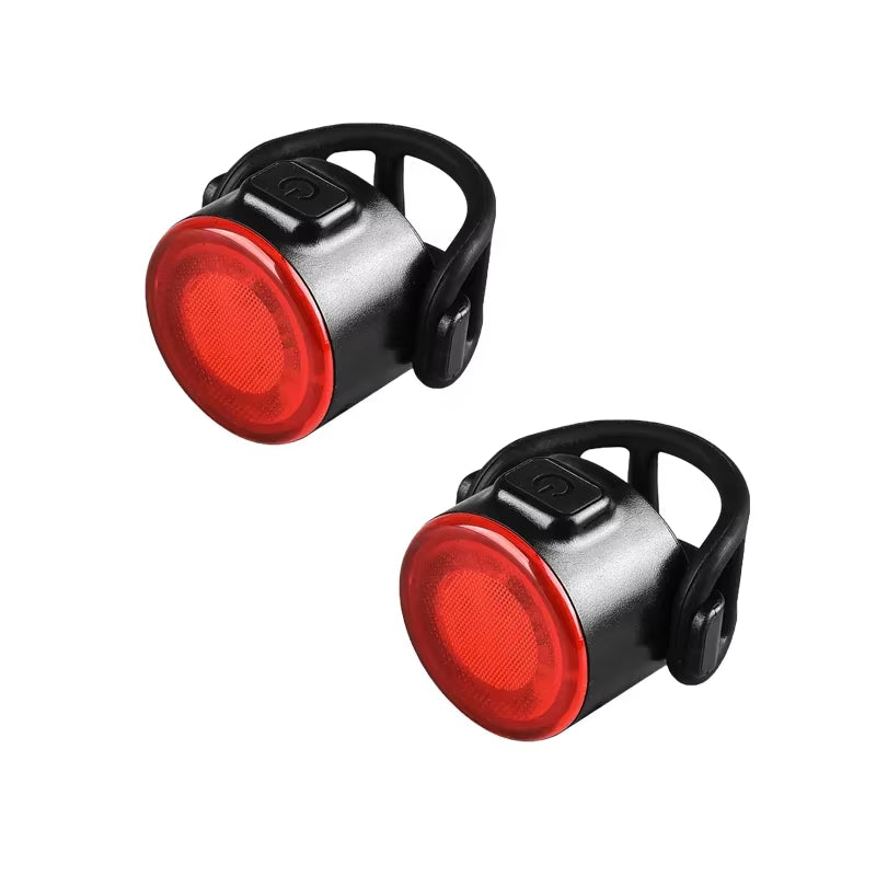 Rechargeable USB Bike Light Set Mini Night Safety Taillight & Headlight Combo LED Bicycle Lamp for Enhanced Visibility Riding